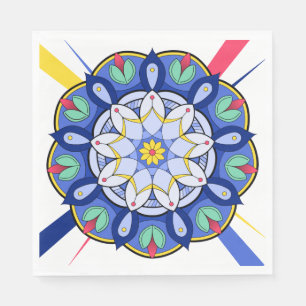 Mandala Pattern 01 Napkin Servet