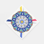 Mandala Pattern 01 Napkin Servet (Hoek)