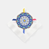 Mandala Pattern 01 Napkin Servet (Hoek)