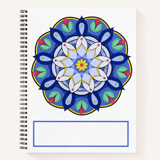Mandala Pattern 01 Notitieboek (Voorkant)
