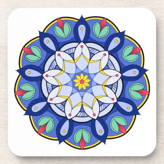 Mandala Pattern 01 Onderzetter (Voorkant)