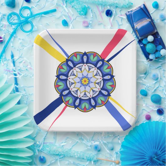 Mandala Pattern 01 Paper Bord (Feest)