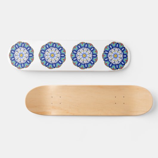 Mandala Pattern 01 Persoonlijk Skateboard (Horizontaal)