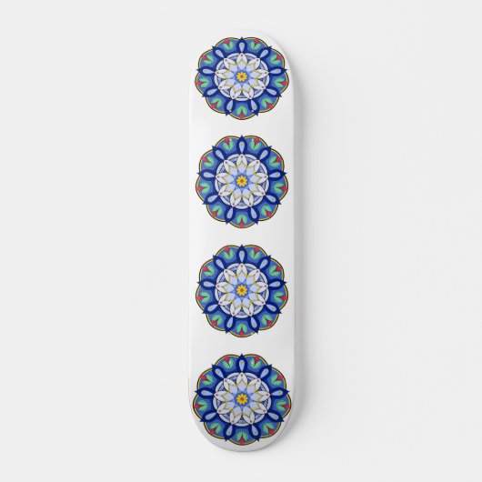 Mandala Pattern 01 Persoonlijk Skateboard (Voorkant)