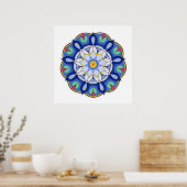 Mandala Pattern 01 Poster (Keuken)