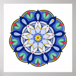 Mandala Pattern 01 Poster