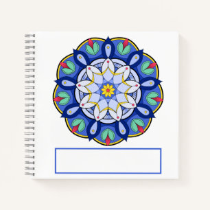 Mandala Pattern 01 Spiral Notitieboek