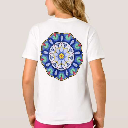 Mandala Pattern 01 T-shirt (Achterkant)