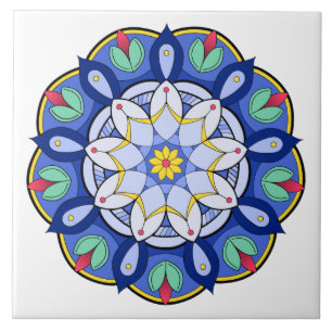 Mandala Pattern 01 Tegeltje
