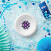 Mandala Pattern 02 in Bord paars papier (Feest)