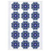 Mandala Pattern 02 in dark blue Tafelkleed (Voorkant)