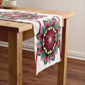 Mandala Pattern 02 in deep pink Short Table Runner Korte Tafelloper (Voorbeeld)