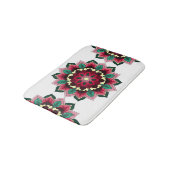 Mandala Pattern 02 in diep roze Badmat (Gekanteld)
