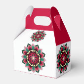 Mandala Pattern 02 in diep roze Bedankdoosjes (Achterkant)