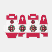 Mandala Pattern 02 in diep roze Bedankdoosjes (Uitgevouwen)