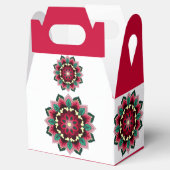 Mandala Pattern 02 in diep roze Bedankdoosjes (Geopend)