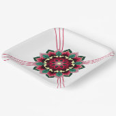 Mandala Pattern 02 in diep roze Bord papier (Gebogen)
