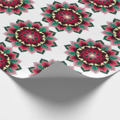 Mandala Pattern 02 in diep roze Cadeaupapier (Hoek)