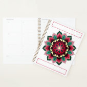 Mandala Pattern 02 in diep roze Planner (Display)