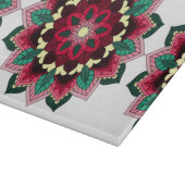 Mandala Pattern 02 in diep roze Snijplank (Hoek)