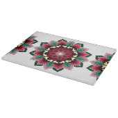 Mandala Pattern 02 in diep roze Snijplank (Hoek)