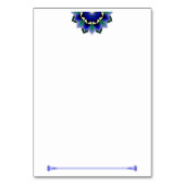 Mandala Pattern 02 in donkerblauw Kaart (Achterkant)