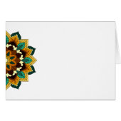 Mandala Pattern 02 in geel & tan (Voorkant Horizontaal)