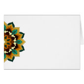 Mandala Pattern 02 in geel & tan (Voorkant Horizontaal)