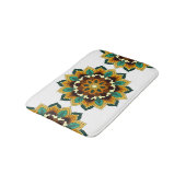 Mandala Pattern 02 in geel & tan Badmat (Gekanteld)