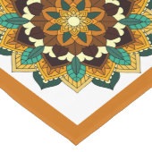 Mandala Pattern 02 in geel & tan Long Table Runn Lange Tafelloper (Hoek)