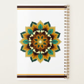 Mandala Pattern 02 in geel & tan Planner (Achterkant)