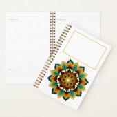 Mandala Pattern 02 in geel & tan Planner (Display)
