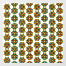 Mandala Pattern 02 in geel & tan