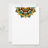 Mandala Pattern 02 in geel & tan Save The Date (Voorkant)