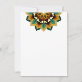 Mandala Pattern 02 in gele & tan Kaart (Voorkant)