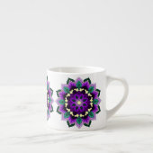 Mandala Pattern 02 in paars Espresso Kop (Rechts)