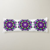 Mandala Pattern 02 in paars Lichaamskussen (Voorkant)