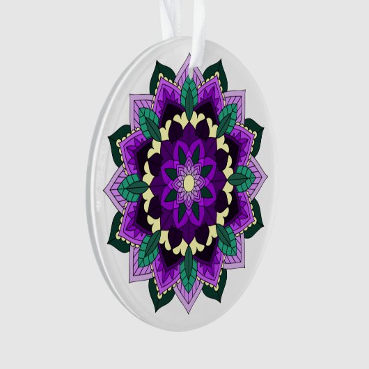 Mandala Pattern 02 in paars Ornament (voorkant)