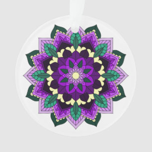 Mandala Pattern 02 in paars Ornament