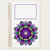 Mandala Pattern 02 in paars Planner (Voorkant)