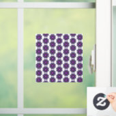 Mandala Pattern 02 in paars Raamsticker (Huis)