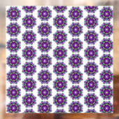 Mandala Pattern 02 in paars Raamsticker (Vel 2)