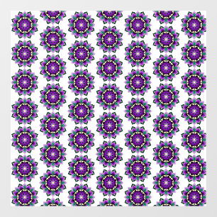 Mandala Pattern 02 in paars Raamsticker
