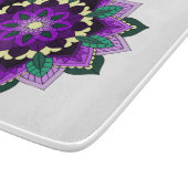 Mandala Pattern 02 in paars Snijplank (Hoek)