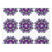 Mandala Pattern 02 in paarse Tablecloth Tafelkleed (Voorkant (Horizontaal))