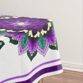 Mandala Pattern 02 in paarse Tablecloth Tafelkleed (Voorbeeld)