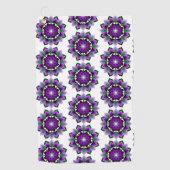 Mandala Pattern 02 in purple Golfhanddoek (Voorkant)