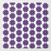 Mandala Pattern 02 in purple window cling Raamsticker (Vel)