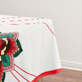 Mandala Pattern 02 in Red Tablecloth Tafelkleed (Voorbeeld)