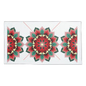 Mandala Pattern 02 in rode Kussensloop (Achterkant)